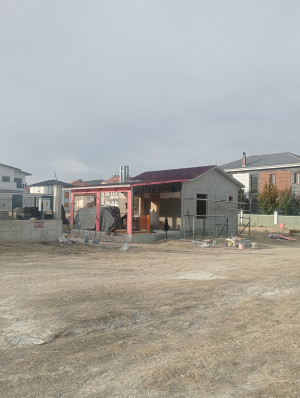 Korkuteli Yazır Köy İçi Merkez 60 m² Hafif Çelik Bağ Evi Projesi - Galeri Resmi