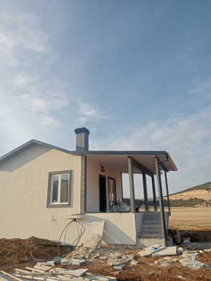 Antalya Korkuteli Yazır Köyü Cebel Ovası 54 m² Hafif Çelik Çiftlik Evi Projesi - Galeri Resmi