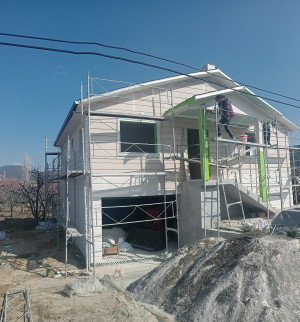 Korkuteli Yazır Köyü 90 m² Hafif Çelik Yazlık Projesi - Galeri Resmi