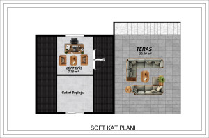 Kepez Kızıllı Çamlıca Loftlu Hafif Çelik Üçgen Ev | Antalya Güneş Çelik Yapı - Galeri Resmi
