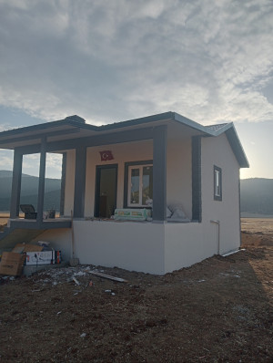 Antalya Korkuteli Yazır Köyü Cebel Ovası 54 m² Hafif Çelik Çiftlik Evi Projesi - Galeri Resmi