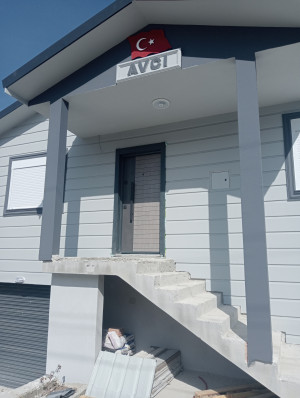 Korkuteli Yazır Köyü 90 m² Hafif Çelik Yazlık Projesi - Galeri Resmi