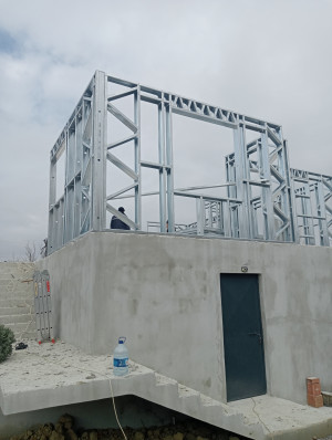 Korkuteli Yazır Köyü 90 m² Hafif Çelik Yazlık Projesi - Galeri Resmi