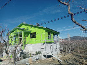 Korkuteli Yazır Köyü 90 m² Hafif Çelik Yazlık Projesi - Galeri Resmi