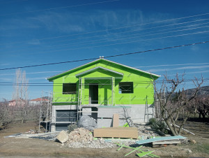 Korkuteli Yazır Köyü 90 m² Hafif Çelik Yazlık Projesi - Galeri Resmi