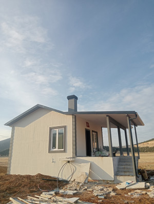 Antalya Korkuteli Yazır Köyü Cebel Ovası 54 m² Hafif Çelik Çiftlik Evi Projesi - Galeri Resmi