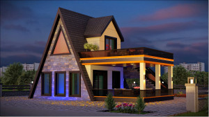 Kepez Kızıllı Çamlıca Loftlu Hafif Çelik Üçgen Ev | Antalya Güneş Çelik Yapı - Galeri Resmi