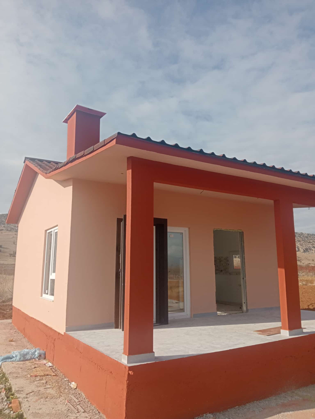 Korkuteli Bayat Köyü 54 m² Hafif Çelik Dağ Evi | Antalya Güneş Çelik Yapı