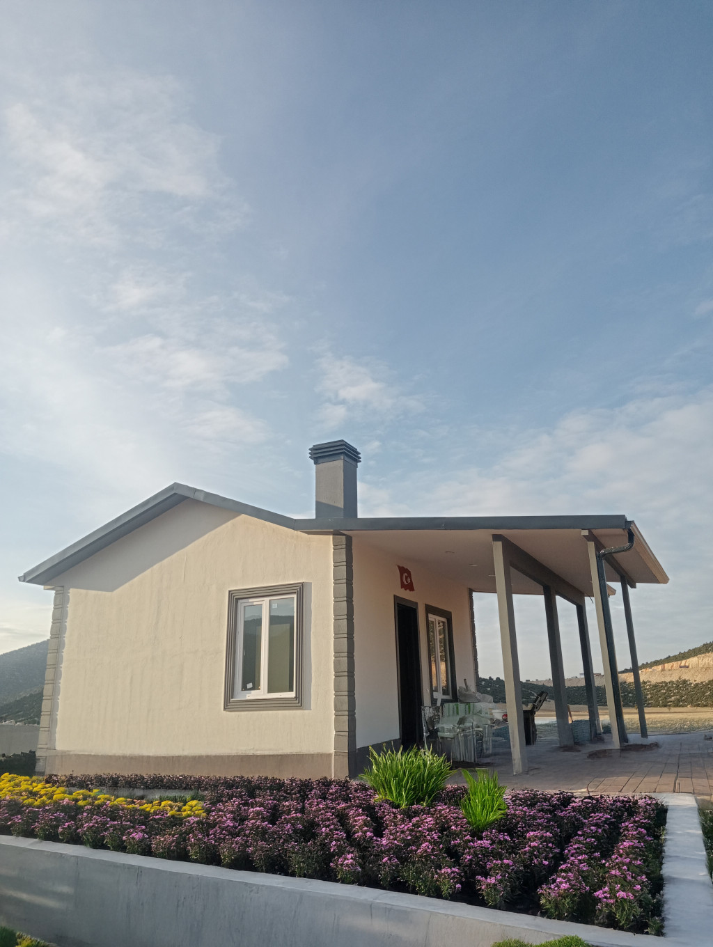 Antalya Korkuteli Yazır Köyü Cebel Ovası 54 m² Hafif Çelik Çiftlik Evi Projesi