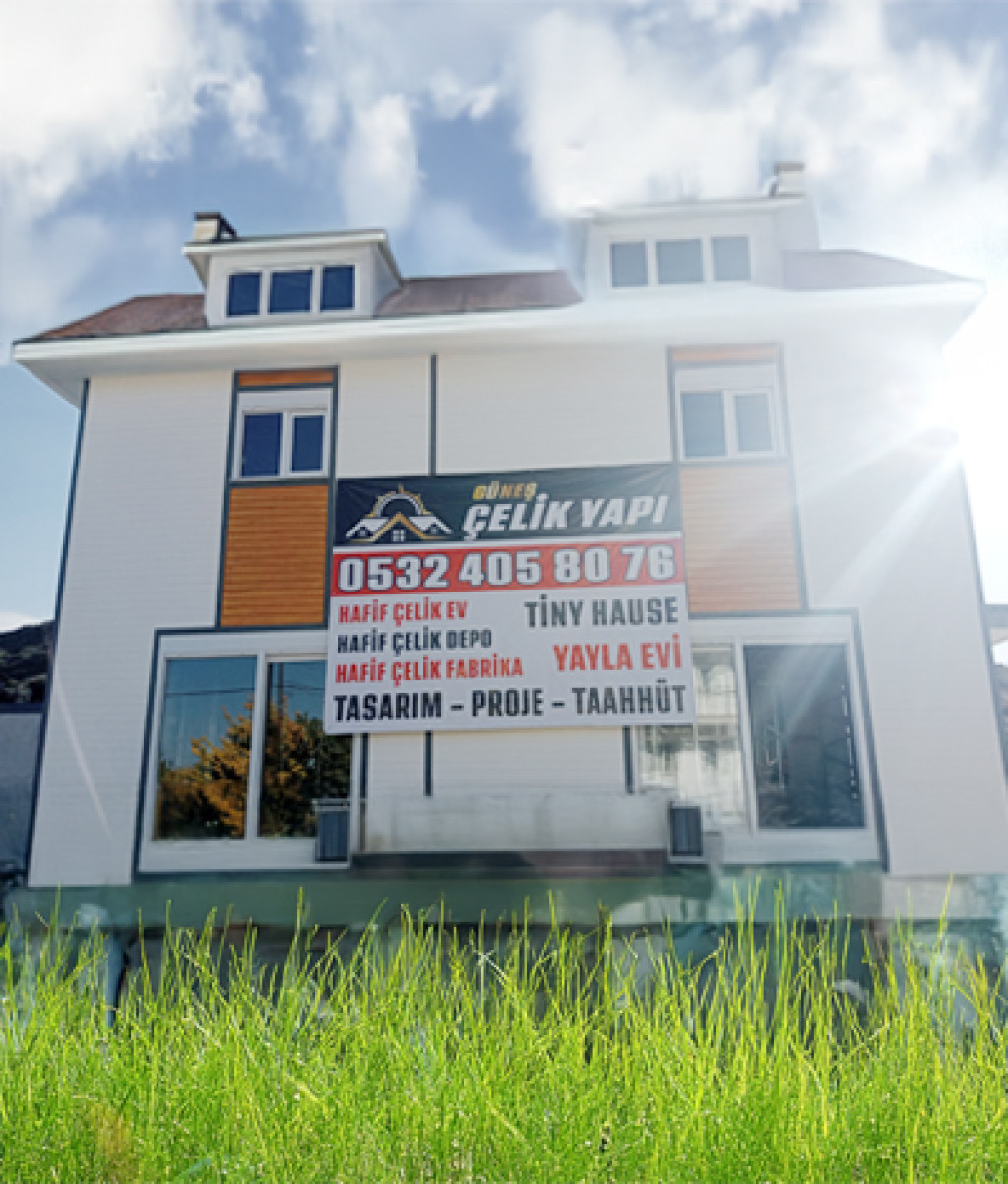 Korkuteli Yazır Köyü 150 m² 5+1 Hafif Çelik Dubleks | Antalya Güneş Çelik Yapı